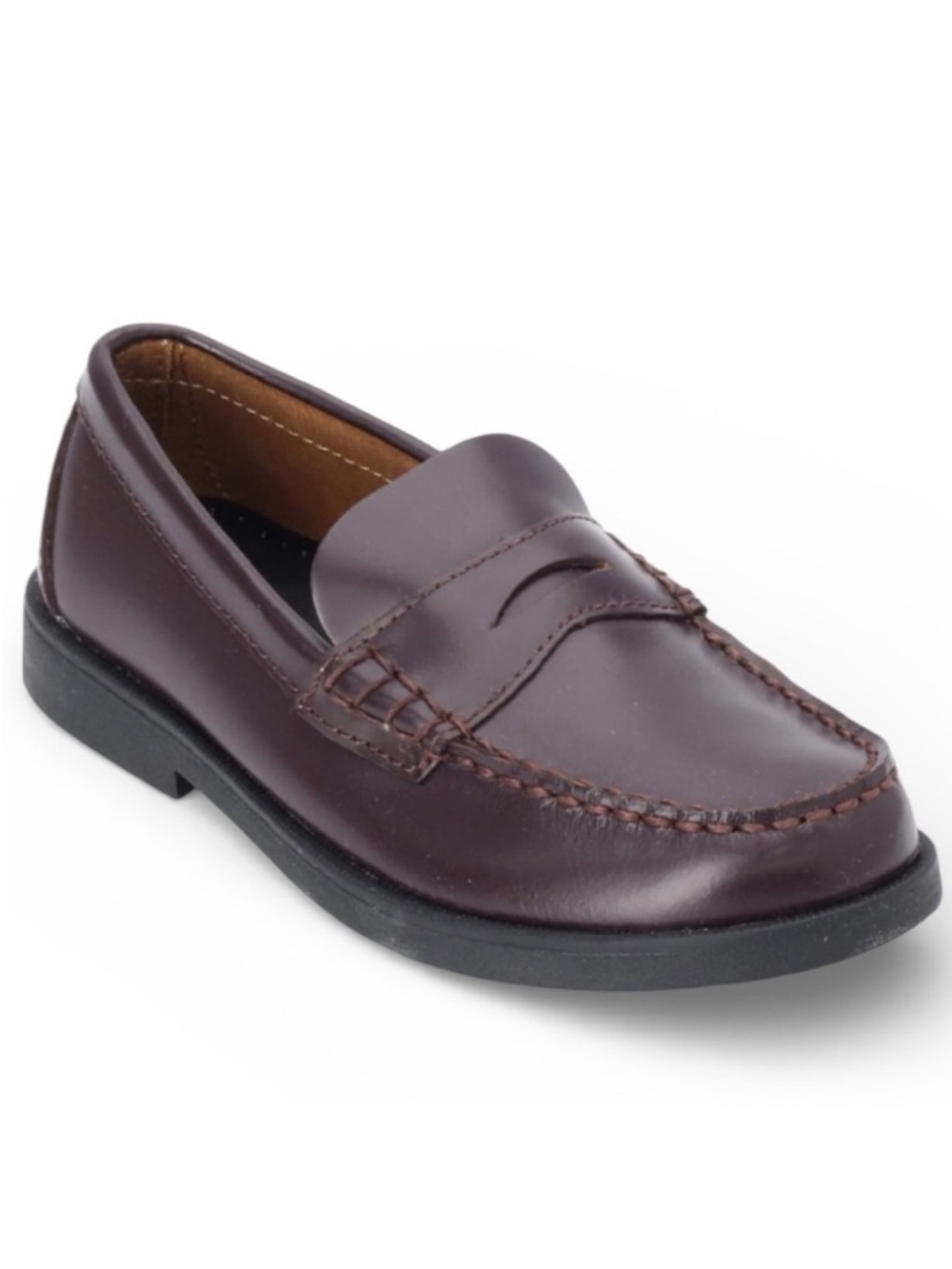 Sperry Kids Burgundy Leather Penny Loafers